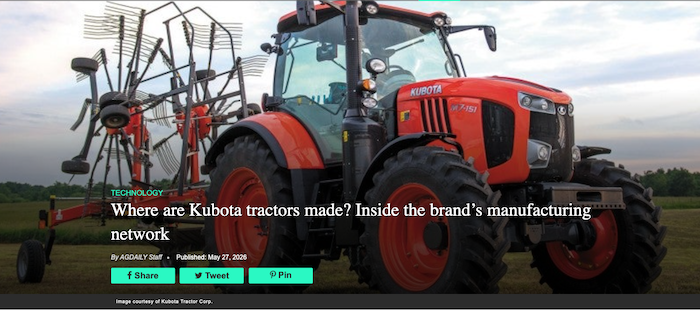 Kubota Tractors
