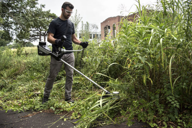 Greenworks Commercial 82TB18 82V Commercial 18 Bike Handle Front Motor  Brushless String Trimmer (Battery & Charger Not Included)