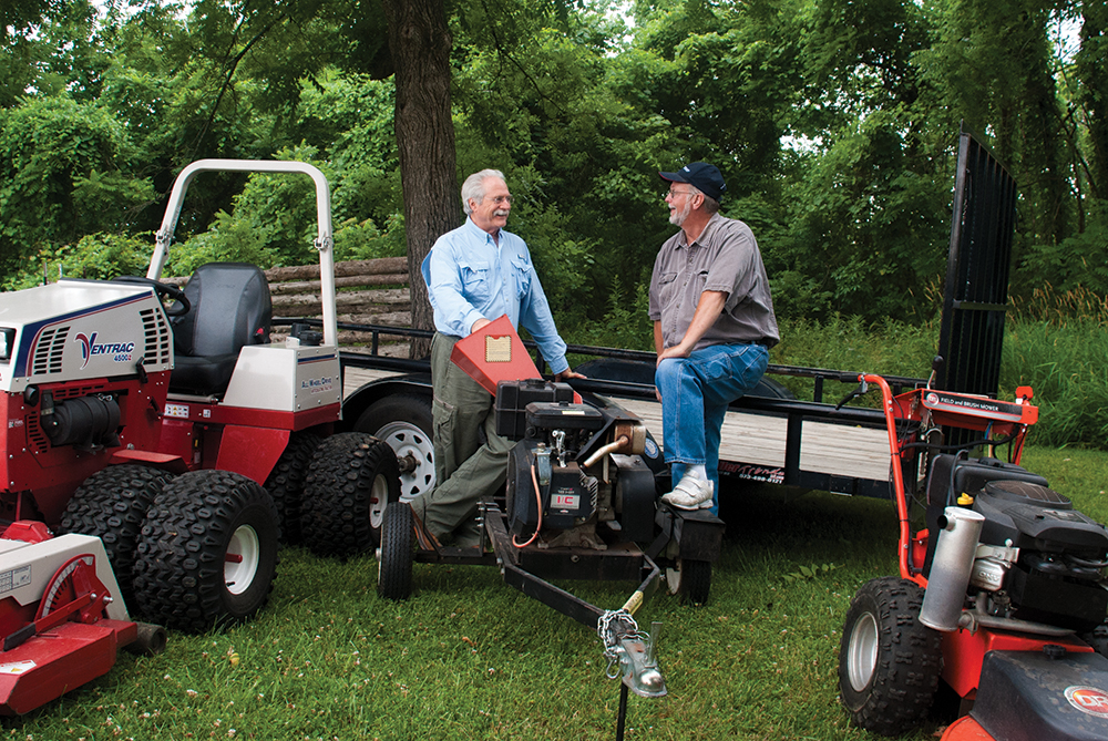 Russ lawn mower online repair